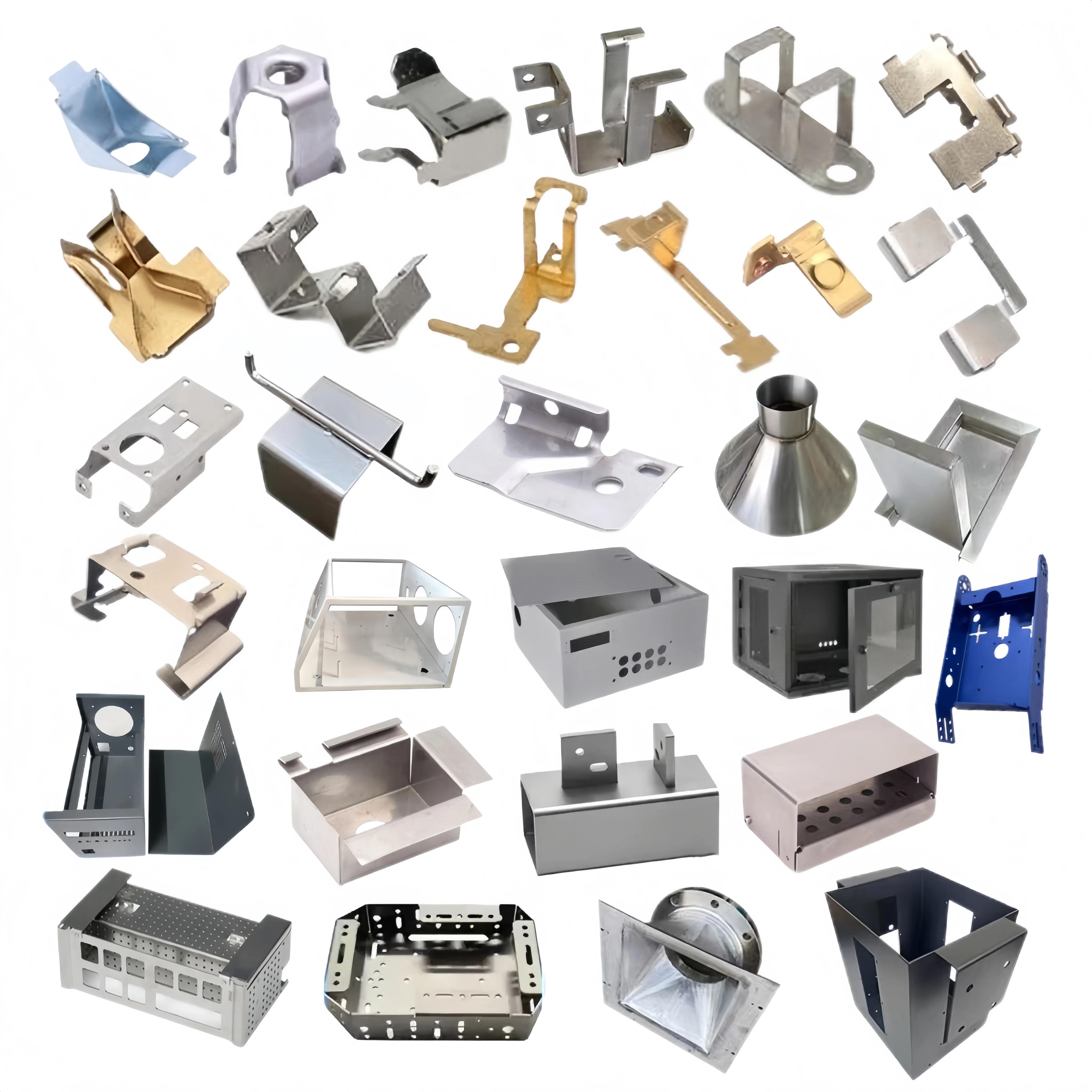 OEM Custom Made Metalwork Service Sheet Metal Fabrication Aluminum Stainless Steel Stamping Parts