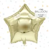 6-18 pulgadas de oro blanco estrella