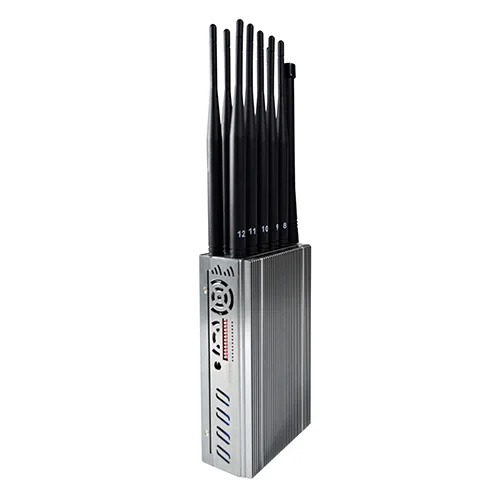 The Latest Handheld 12 Bands Cell Phone Jammer With Nylon Cover,Blocking 5G 4G Wi-Fi5G Jammer