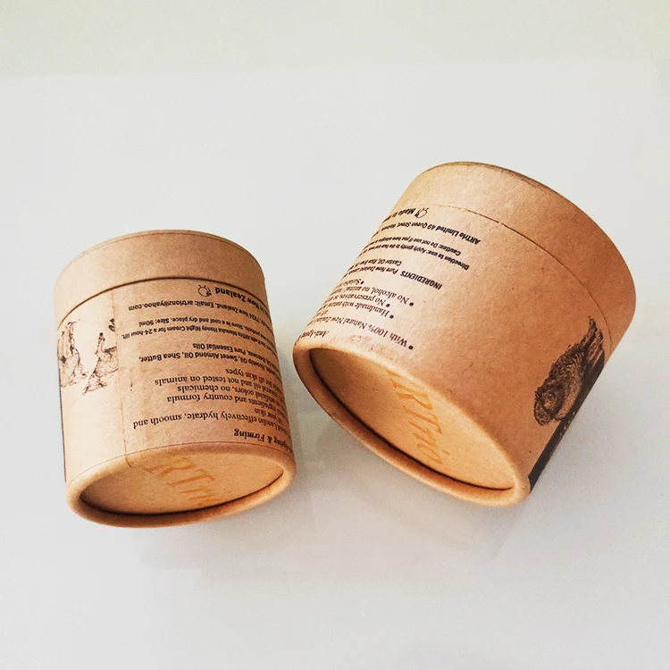 Cosmetic packaging biodegradable cosmetic cardboard containers jar