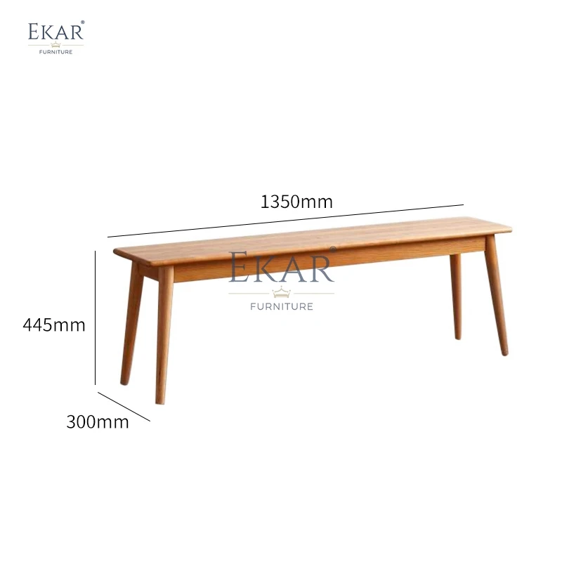 product new design ekar solid wood dining table and chairs set kitchen table set 4 chairs-66