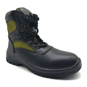 Ultra-Light Green Jungle Hiking Boots Winter Work Combat Boots Shock-Absorbing Water-Repellent Features Mesh for Outdoor