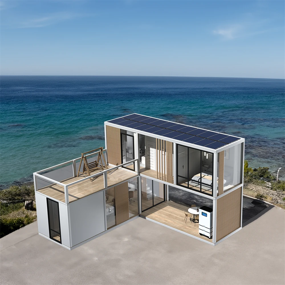 Prefabrication Module prefabricated house 20 feet prefabricated flat packaging modular ...