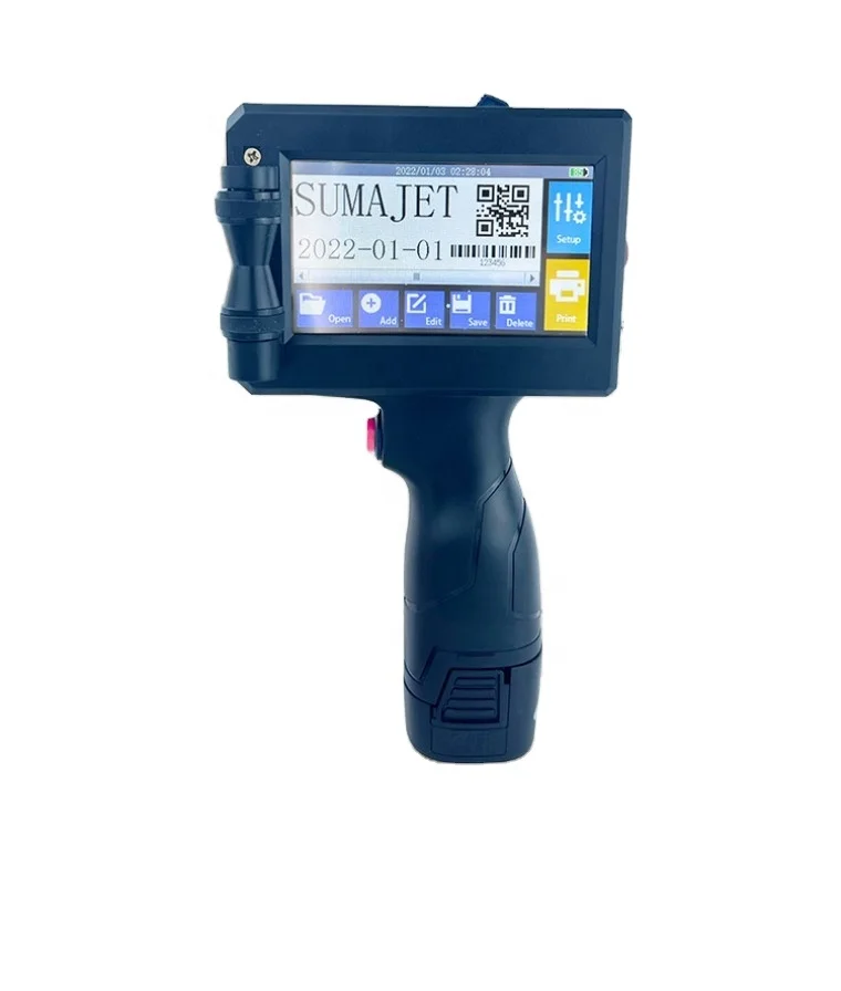 Popular Handy Handheld Hand Held Convenient Smart Intelligent Machine Printer Gun QR Barcode for Carton Box Plastic