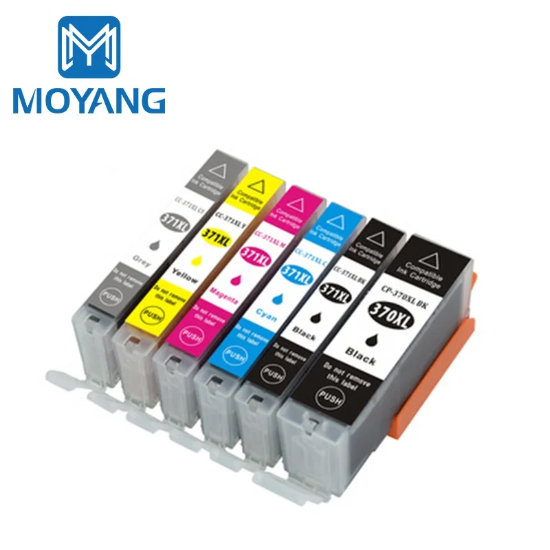 Canon PIXUS 370 XL u0026 371 XL インクセット : Genuine Canon BCI-371(BK&frasl;C&frasl;M&frasl;Y)+370 5 Color Multipack