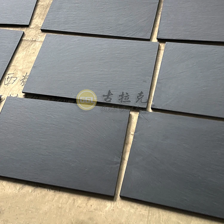 China Factory Natural Stone Black Roof Slate Tiles For Villa Slate Roofing supplier