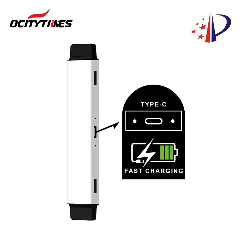 Ocitytimes OEM 2 pods 2ml flat e cigarette cbd oil vape pod