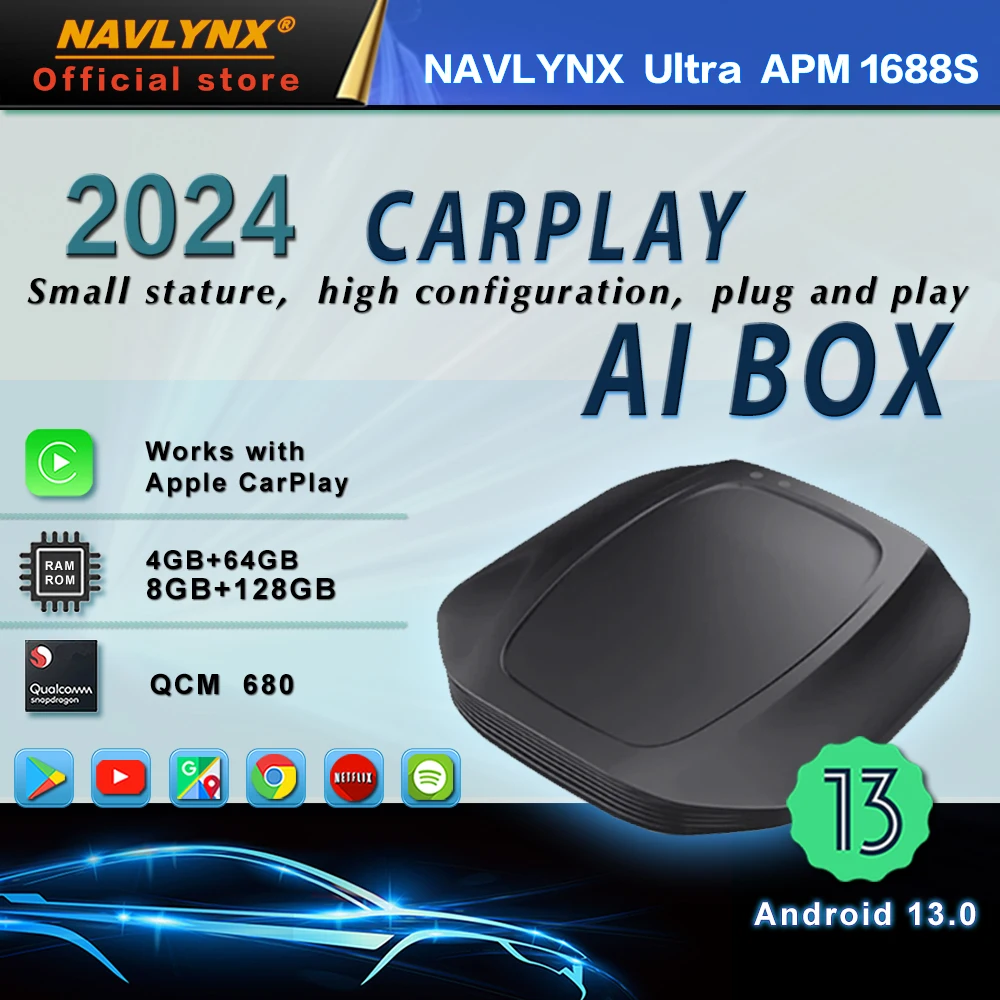 JESIMAIK CarPlay AIボックス UHDlite 8＋128GB（NAVLYNX