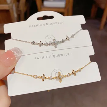 Exquisite Fashion Female Bracelet with Full Diamond Mangosteen Versatile Hand Jewelry for Seniors Charm Bracelets