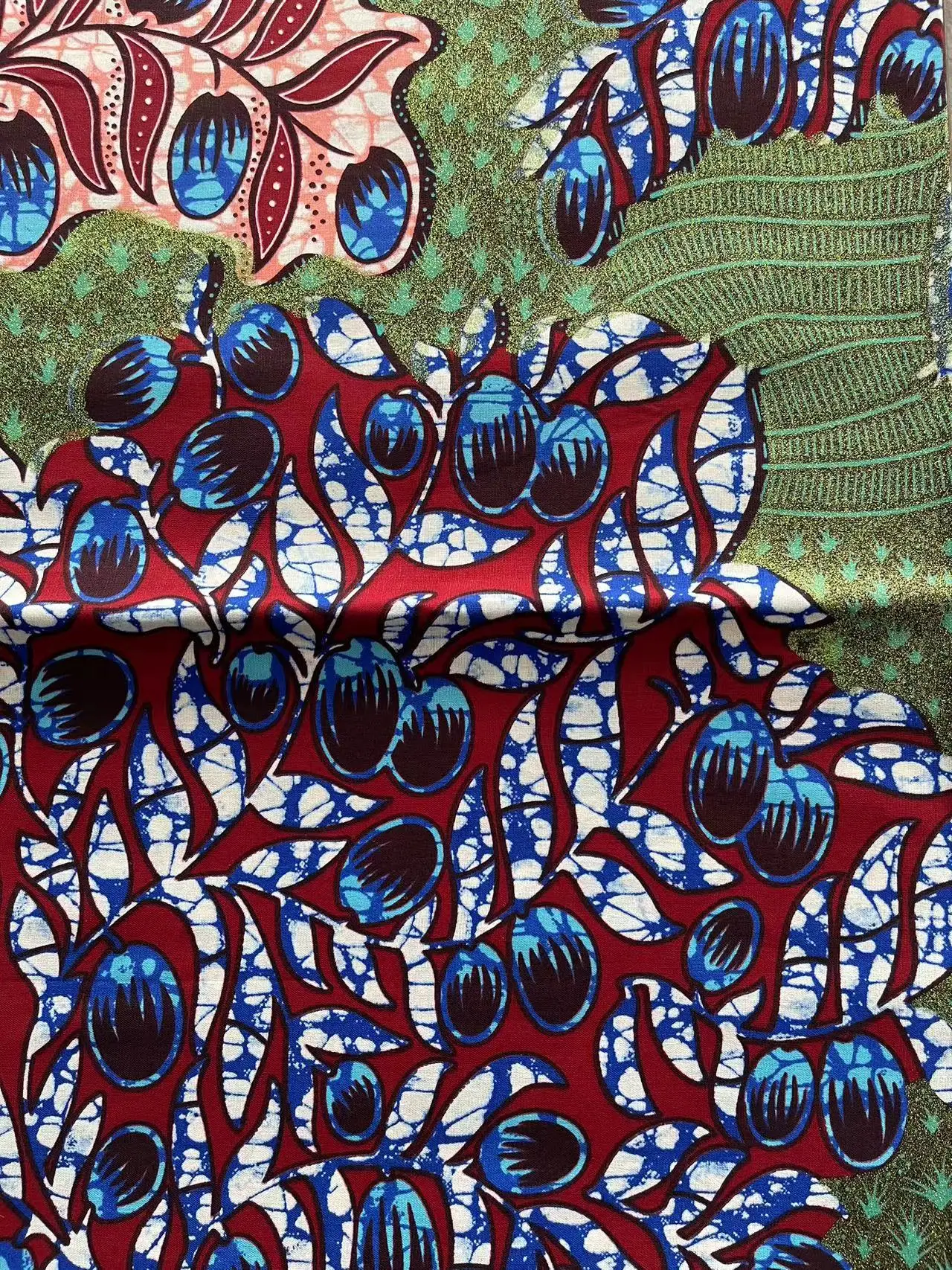 Gilliter Ankara Fabric African New Grand Wax Hot Sale Gilliter Fabric