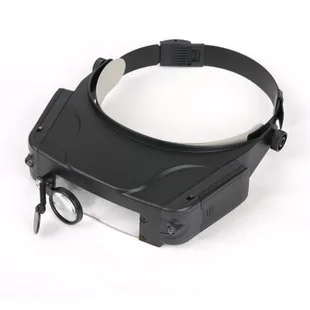 Portable Head Mount Magnifier 1.5X/3X/9.5X/11X Head-mounted