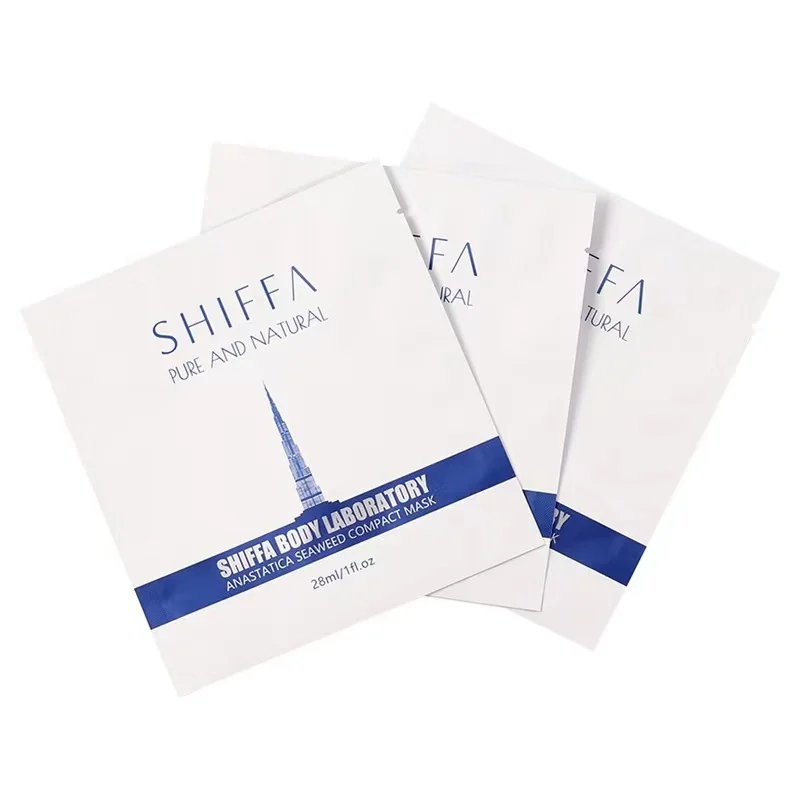 Matte Finish Cosmetic Sample Sachet 3 Side Sealed Flat Packaging Plastic Foil Pouch Bag Small Skincare Packet Bag With Printing