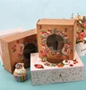 Caja kraft con ventana