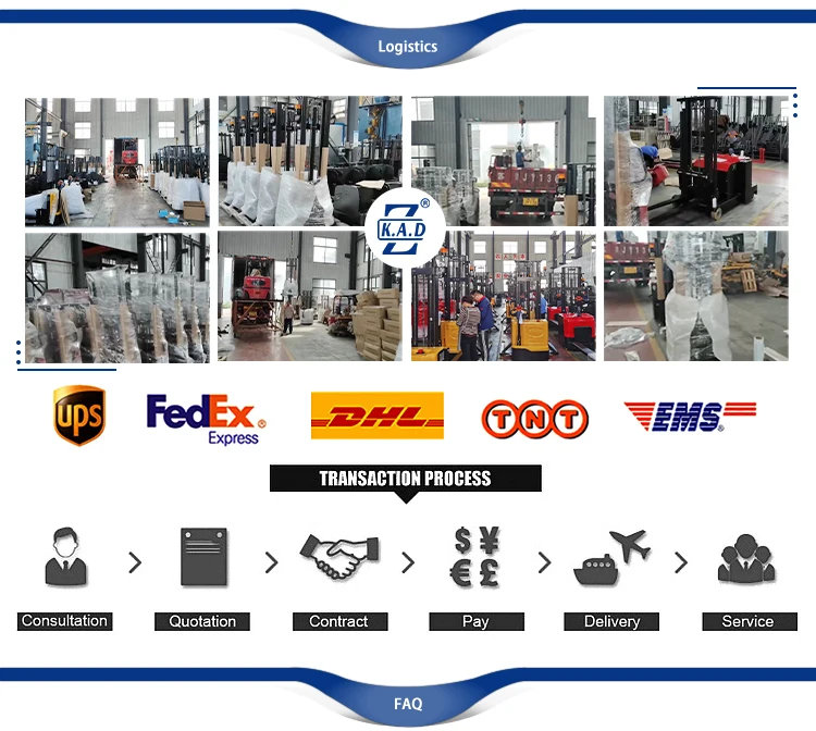 Flexible and Labor-saving EP 1500kg 1.5ton 1.5T 3306lb Electric Pallet Truck With Lithium Battery F4