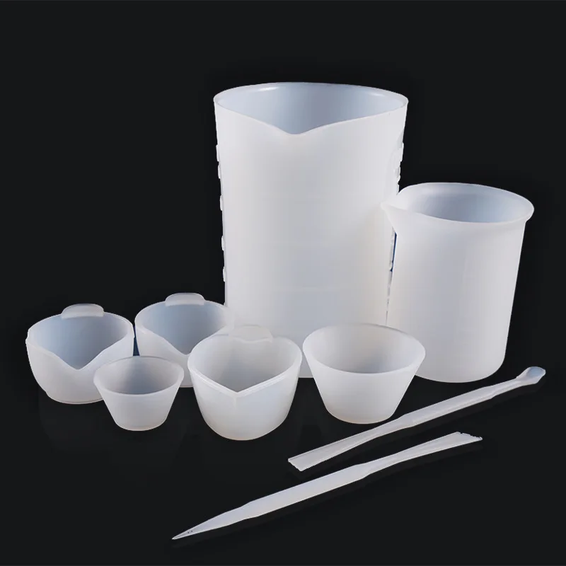 Silicone Measuring Cup and Stirrers, Epoxy Resin Mixing Cup