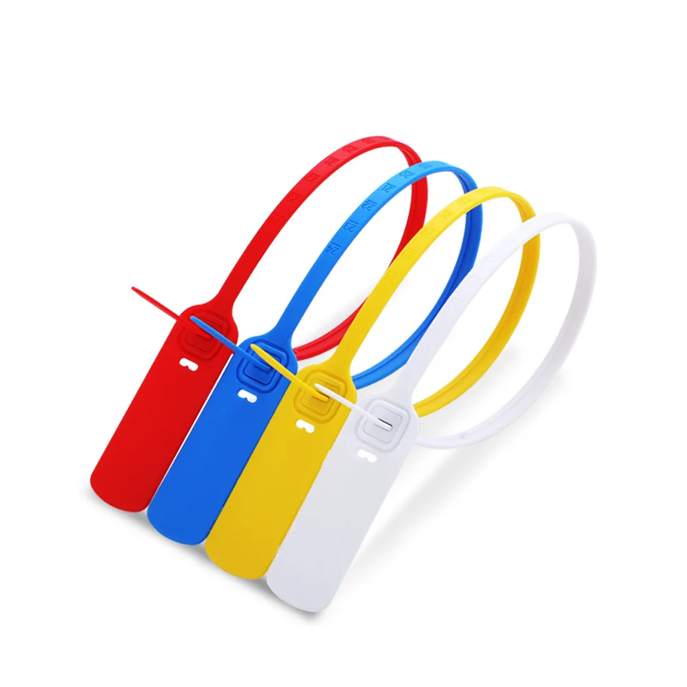 一次性标签品牌扎带集装箱防拆卸防盗防伪扣塑料封物流封条 - buy