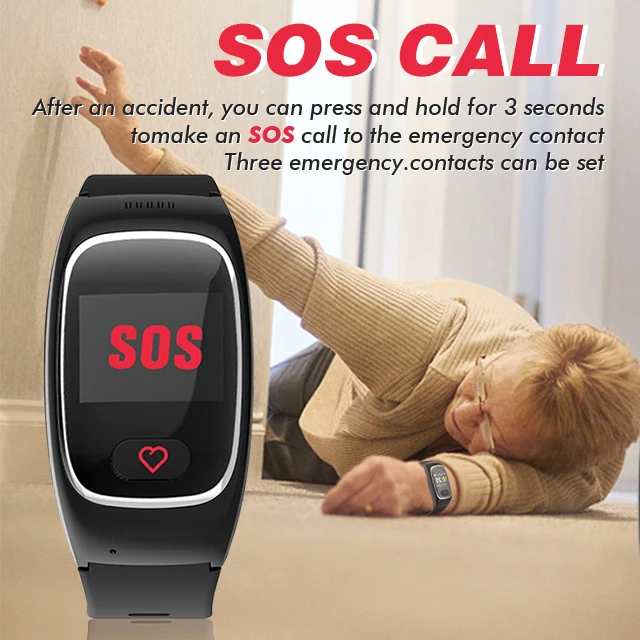 Alibaba.com: N H66 SOS GPS elderly smart wrist watch with fall ...