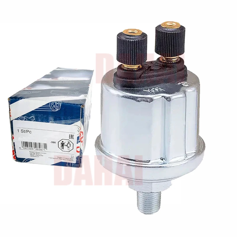 Universal Vdo Oil Pressure Sensor 0 to 10 Bars 1/8 Npt Generator Part 10Mm Crew Plug Alarm Pressure Sensor Oil Pressure Sensing