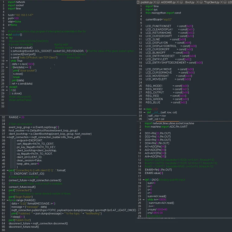 python command