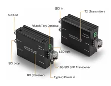 12G Ultra HD Plug-and-Play SFP Connector Optical Converter for Pathological Tests Fiber Network Fiber Optic Equipment