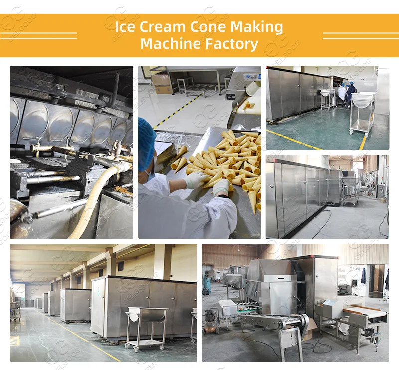 Автоматическая конусная машина для мороженого по заводской