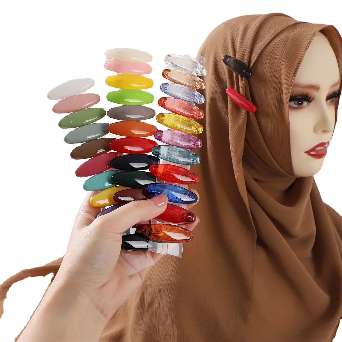 Hijab Safety Pins Premium Quality Plastic Set for Muslim Women