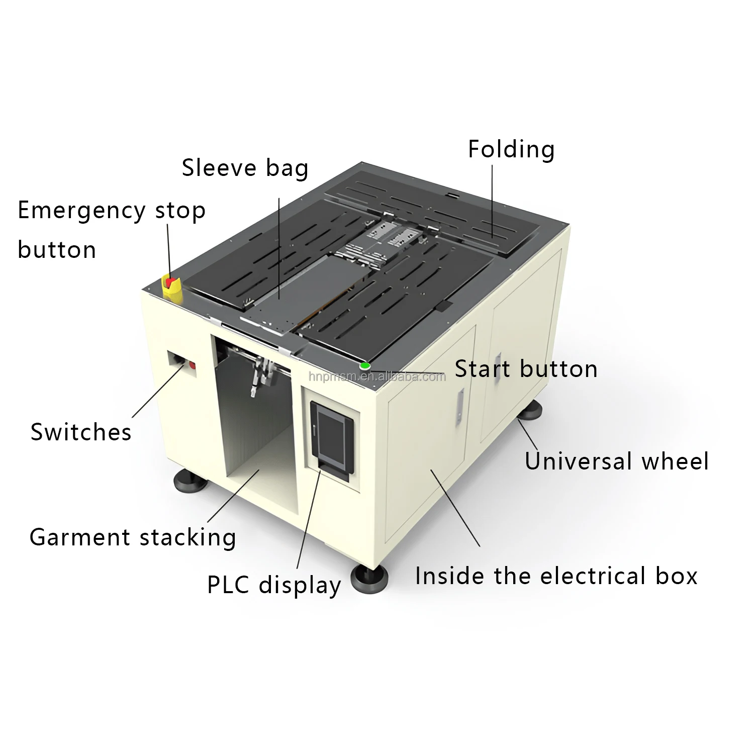 Direct From Factory Laundry Garments Packing Machine Superior Performance Packaging Folding Machine Automatic Folded Machine