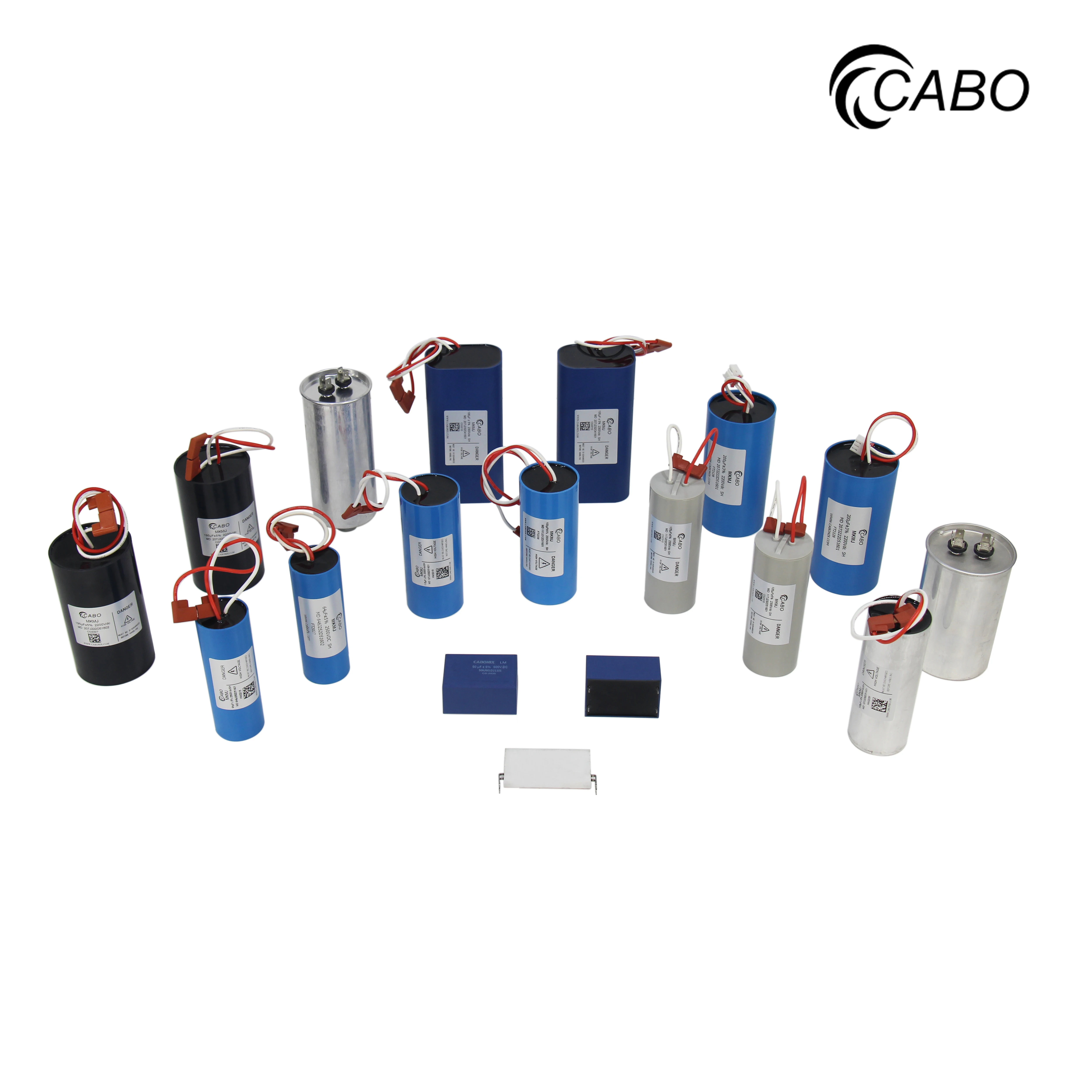 CABO PPC High Voltage Pulse Grade Storage Capacitor 30-500uF Fast Charge High Surge Current for Electric Fence Application