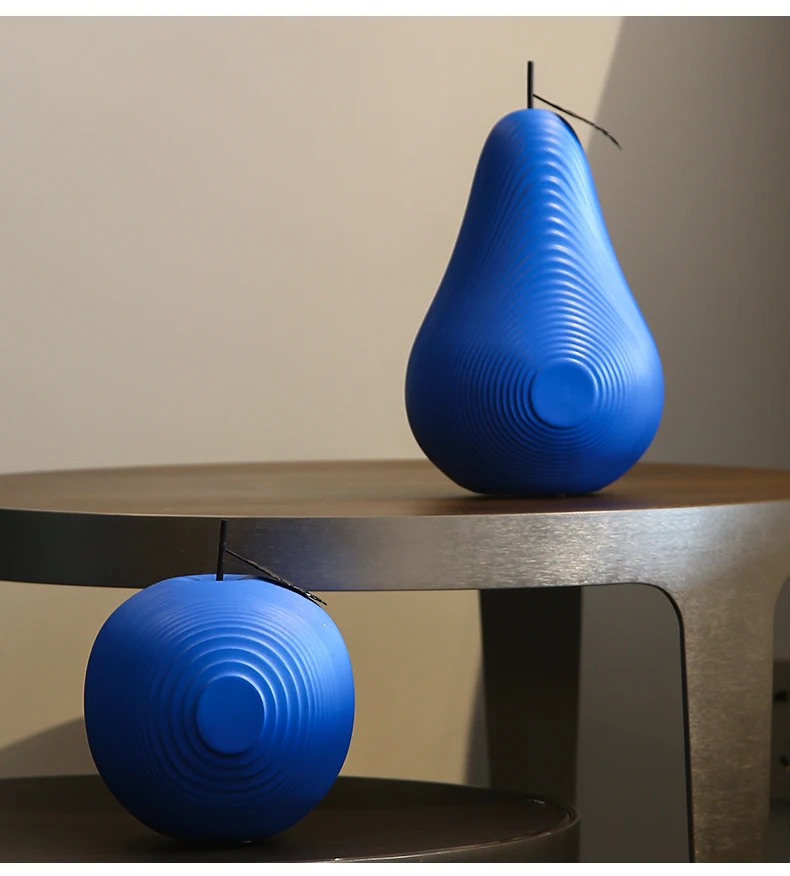 Nordic Resin Art Deco Fruit Decoration Pear Apple Ornament Buy Pear