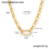 TXP202-Collar de circonitas de oro