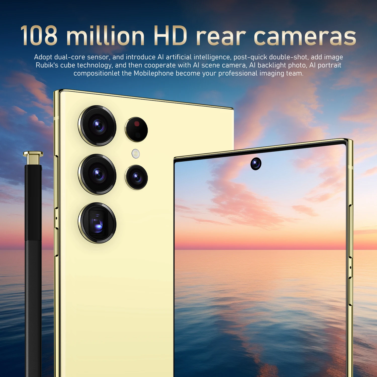 Best selling 5G smartphone S23 Ultra unlocked android 13 telephone cell phones smartphones 7.3 inch 16G+1TB mobile phones