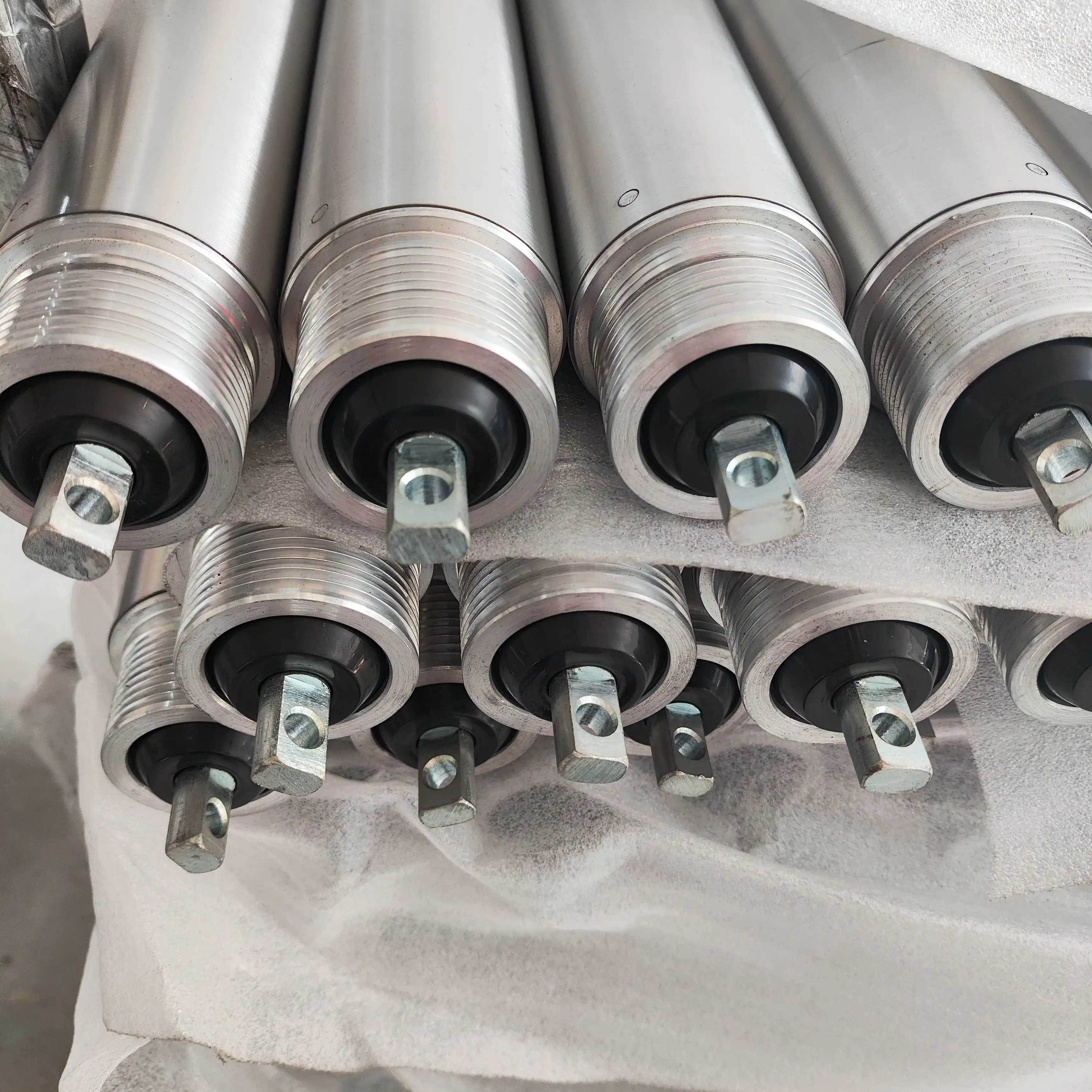 Poly-vee Conveyor Roller Withrubber Coated - Buy Stainless Steel Roller ...