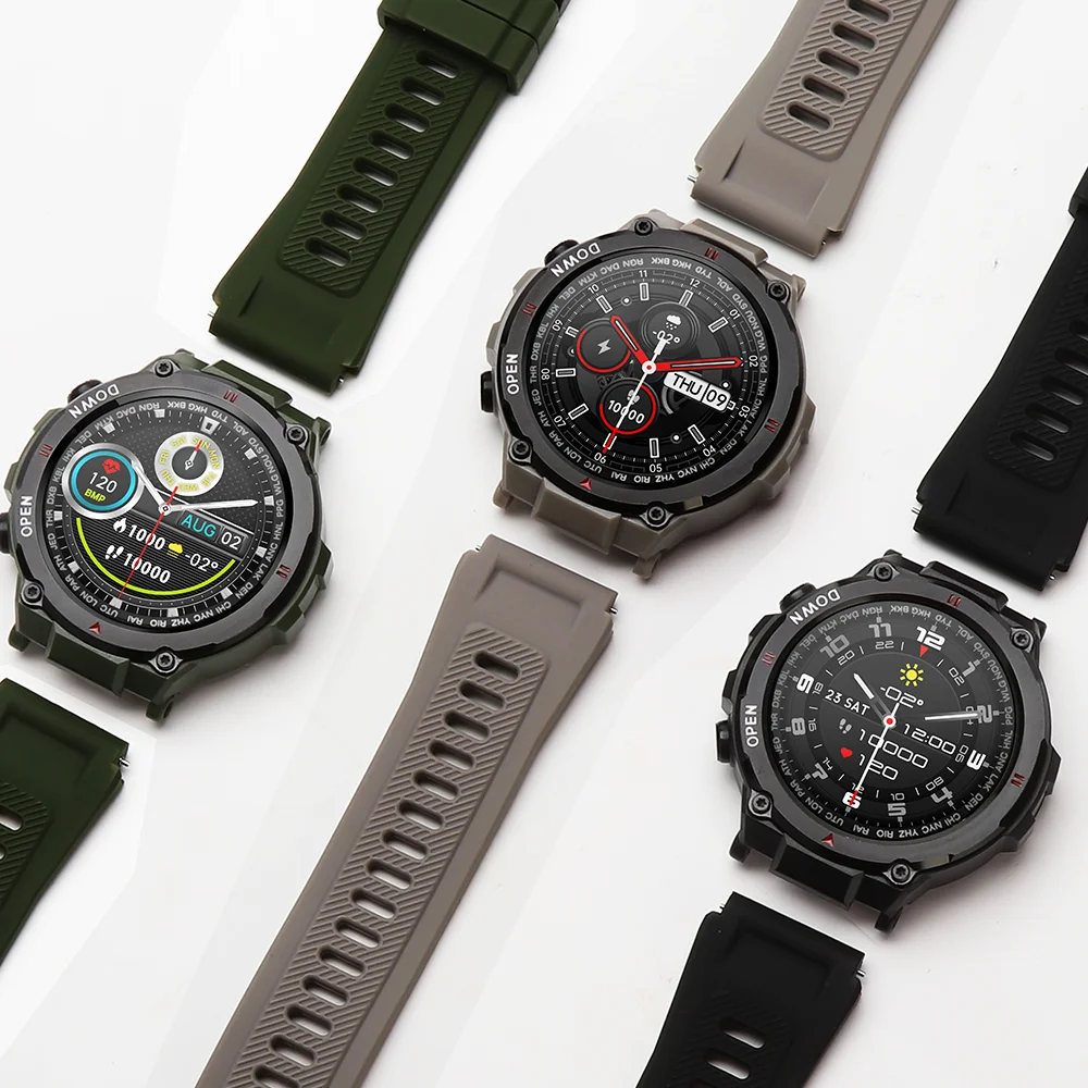 Karen M K22 G Shock Reloj Smart Watch Clock Dafit App 400mah Large