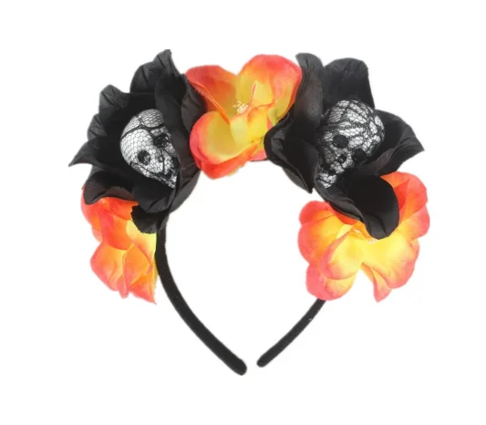 Halloween gifts flower skull headbands for Halloween party.png