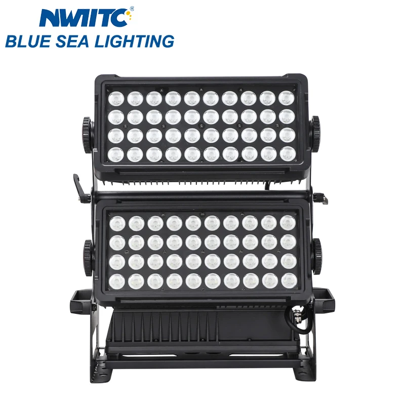 NEUTRIK REAN PowerCon Waterproof Outdoor RGBW 4in1 LED Flood Light 80x15W High Power for Club Events Stage Lighting DMX512 IP65