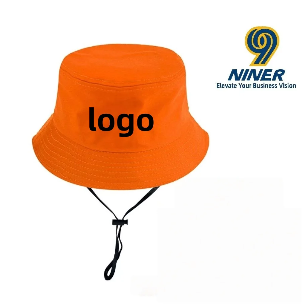 Cotton Children’s Fisherman Hat with Printed logo for Outdoor Hiking, Suitable for Both Men and Women