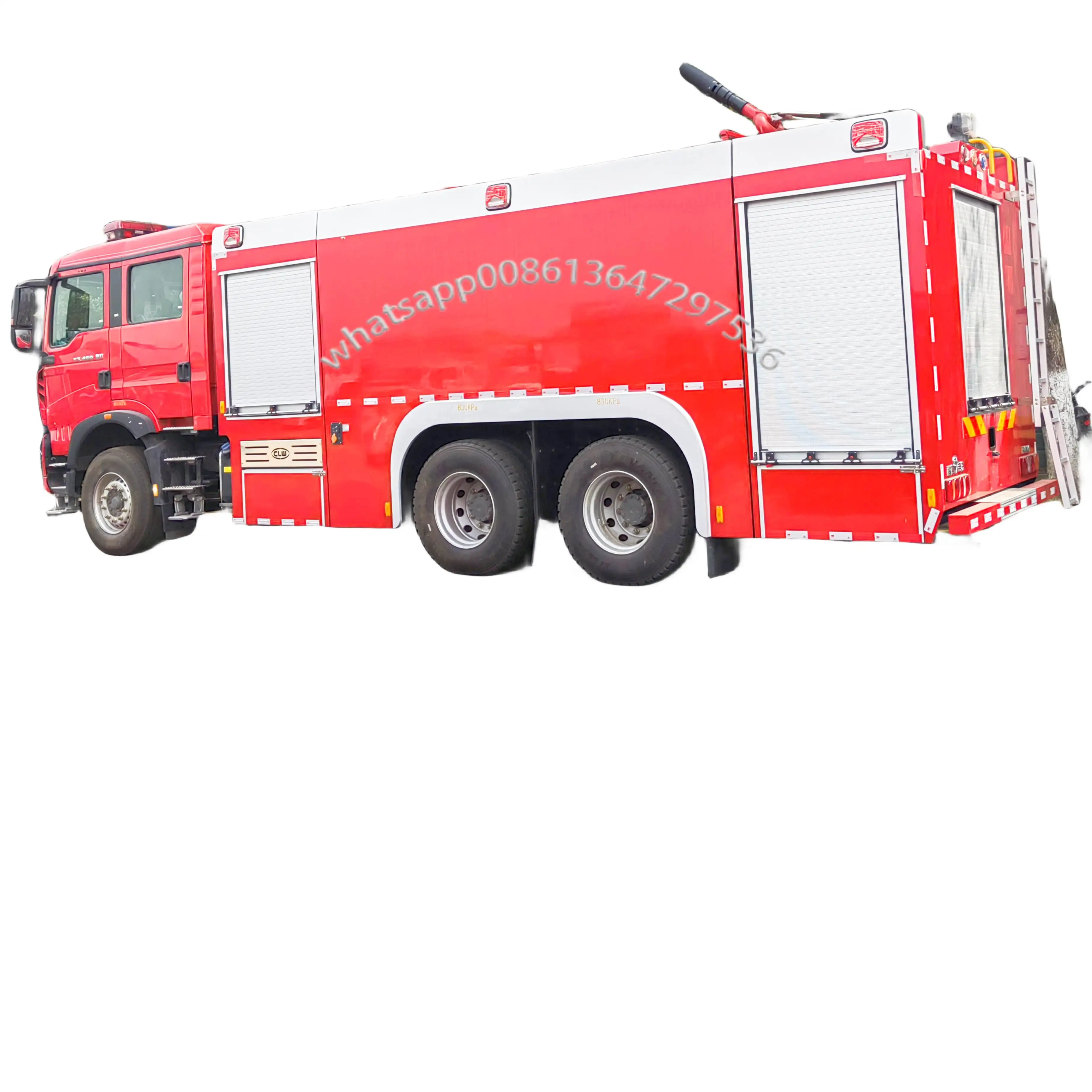 10000 Liters Brand New Fire Truck Foton 6x4 Foam Water Fire Ladder ...