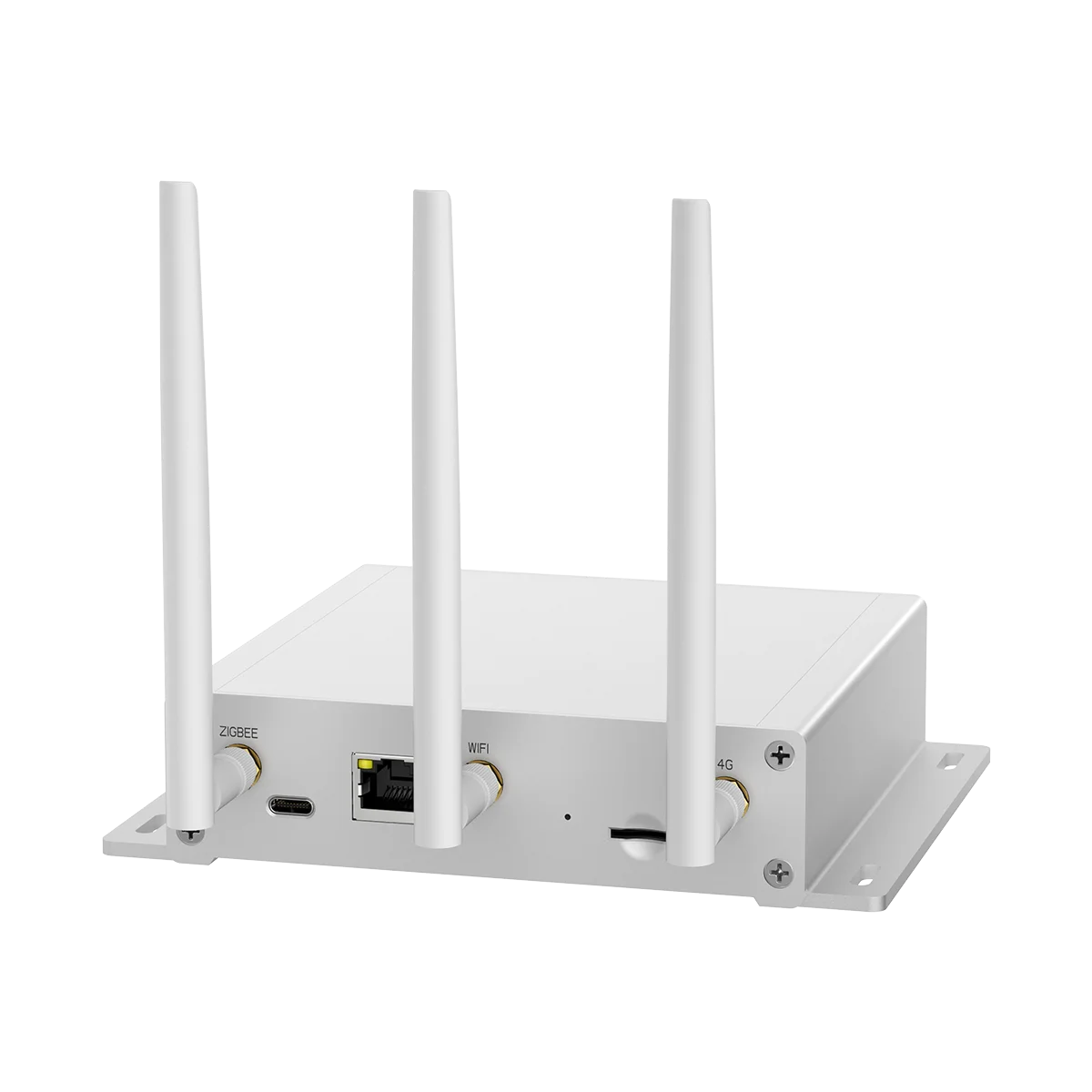 R7322 4G ZigBee Smart Home Hub Gateway SIM Slot Wi-Fi Ethernet Connectivity Supports 128 Devices Garages Outdoors Hotels Cars