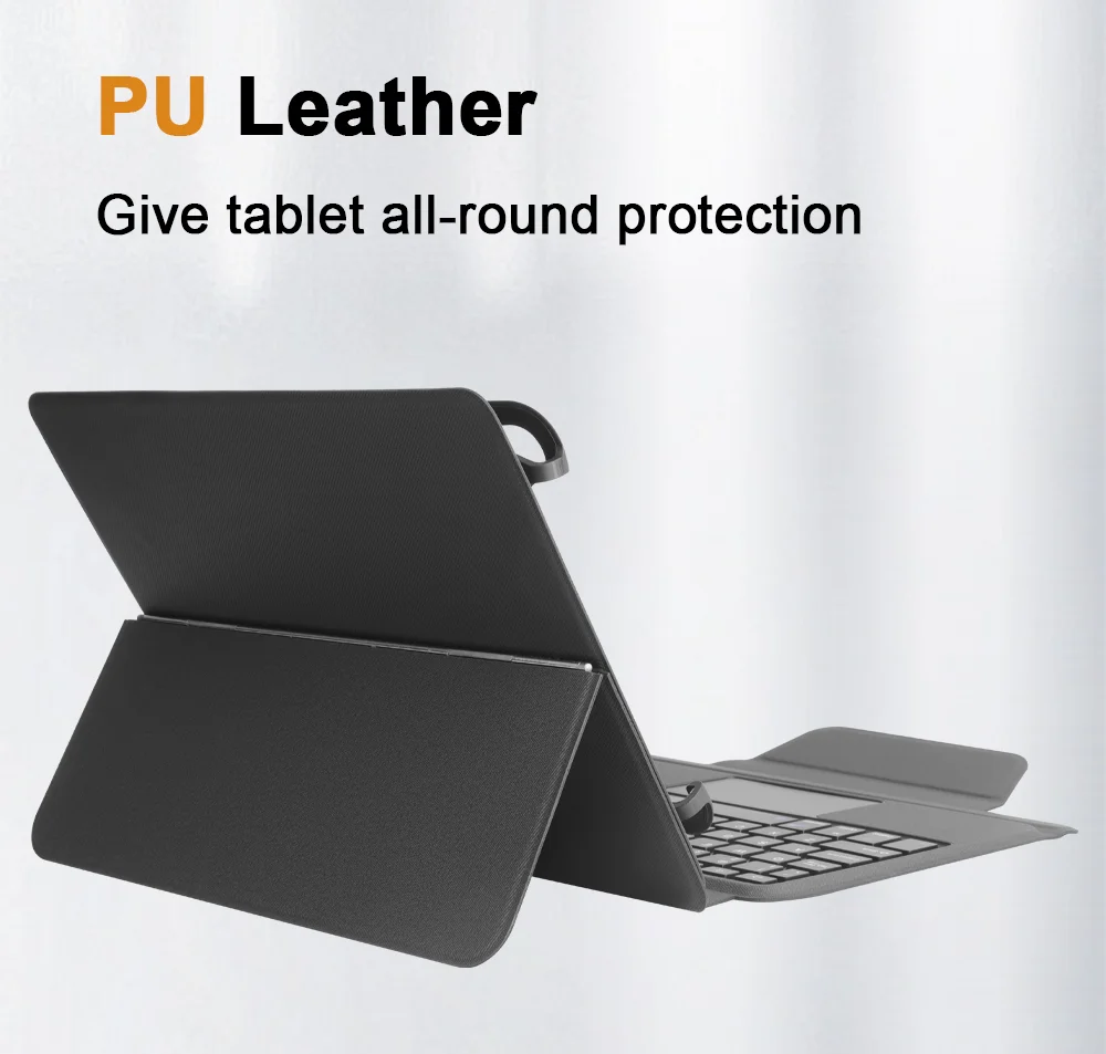 product factory directly manufacture universal tablet case with magic keyboard for 9 11 inch soft smooth leather material tablet cover-35