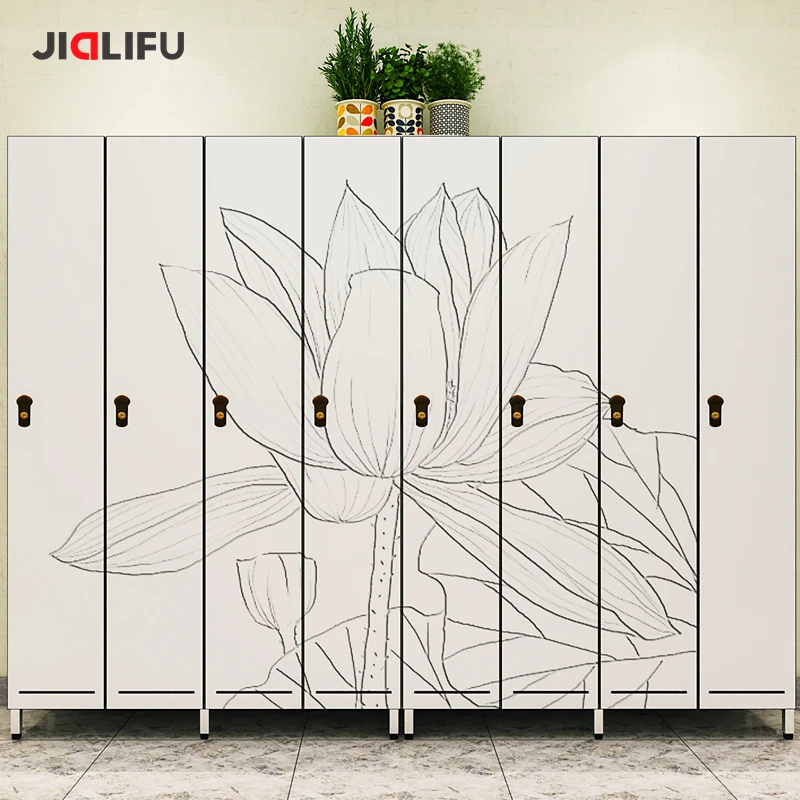 Jialifu Durable Wooden Student Storage Locker Cabinet for Club Gym Locker Room Cabinets