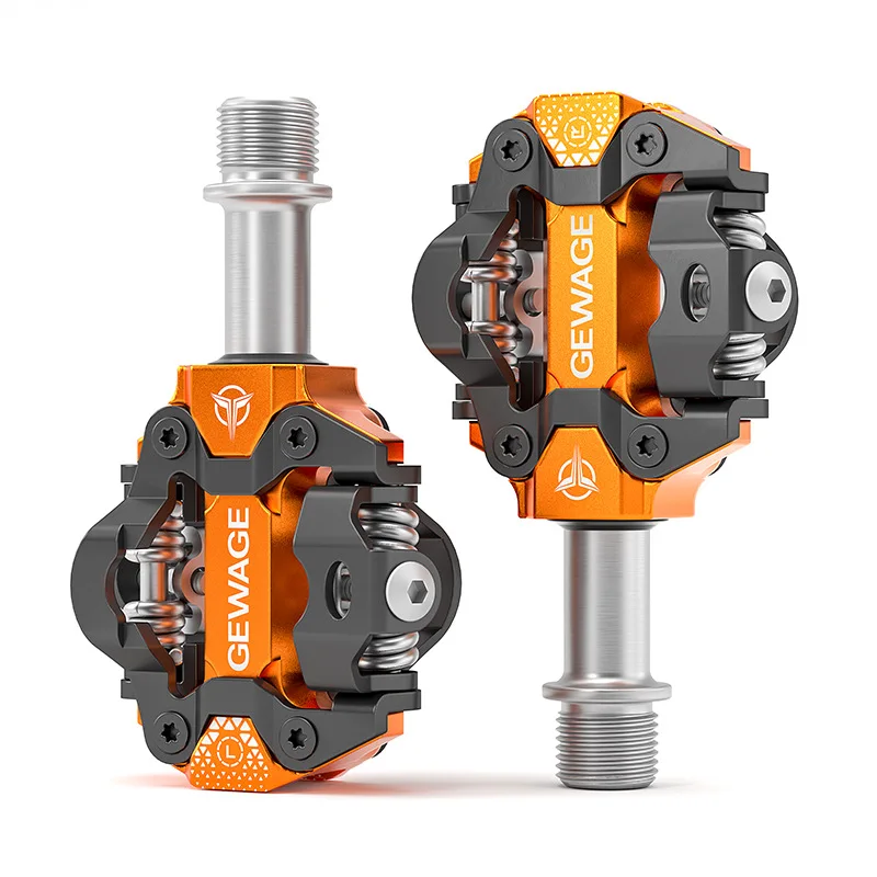 GEWAGE Bicycle Pedal Aluminum Alloy Sealed Bearing Self-locking Pedal Road  Bike Pedal