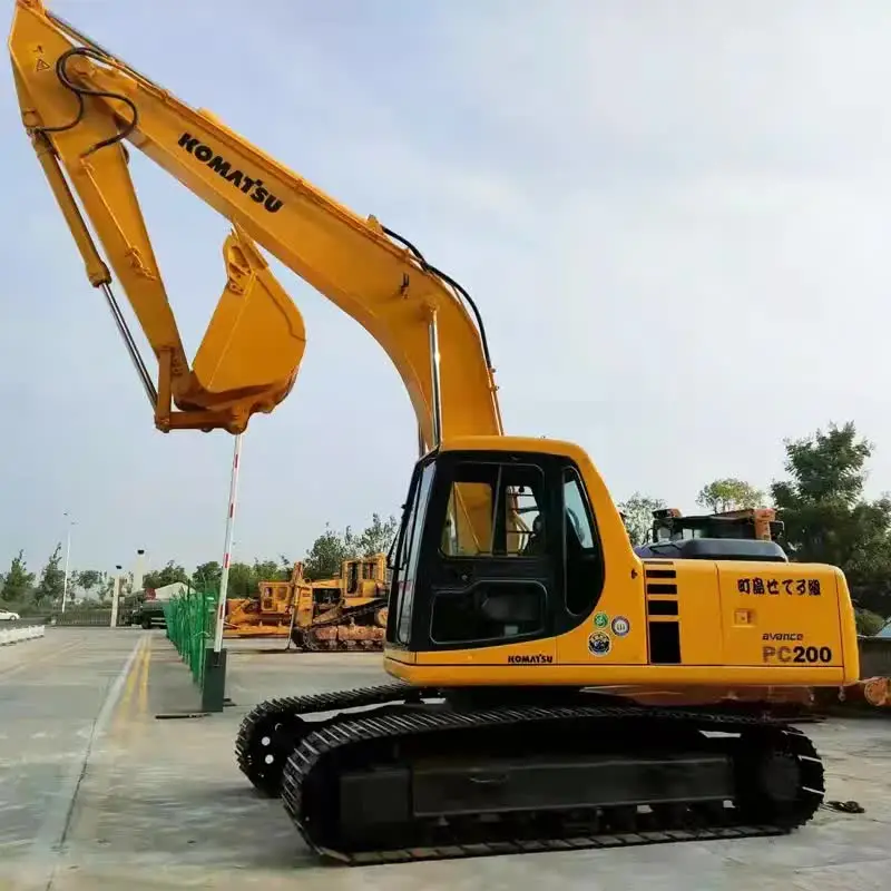 Komatsu Pc200 20 Ton Ore Trench Excavation Excavators Harga Earthmoving ...