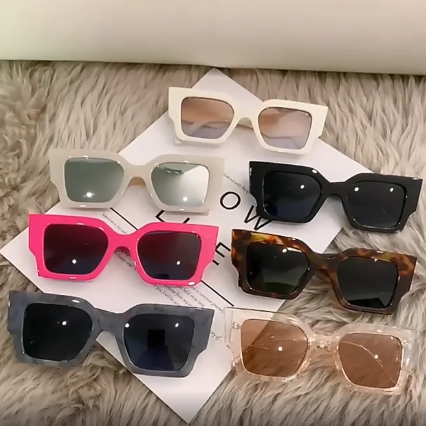 Gradient Rectangle Sunglasses For Women Luxury Brand Oem