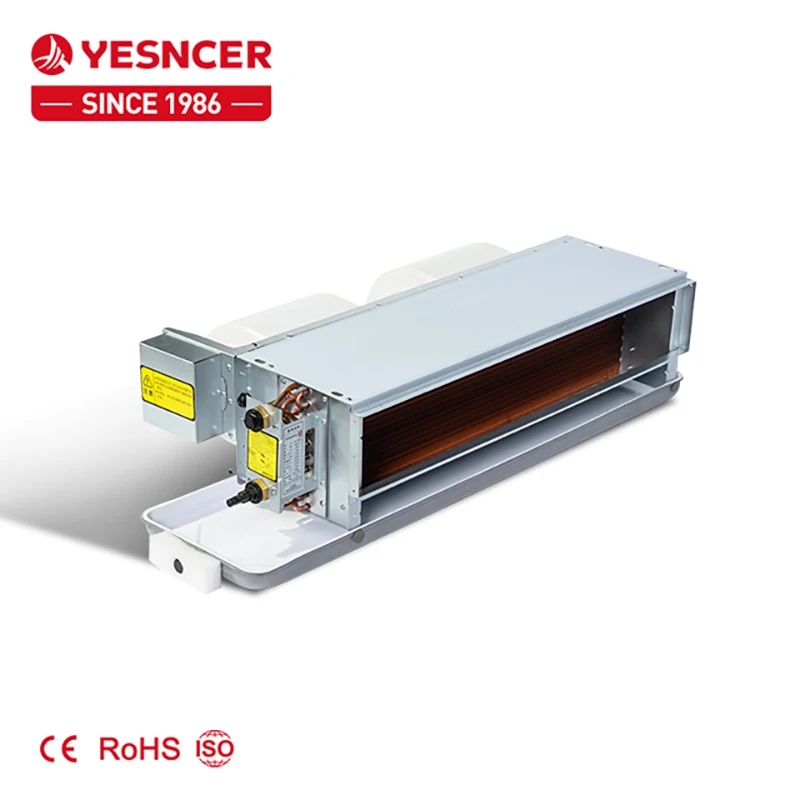 Industrial Chilled Water Fan Coil Price Hidden Duct Ceiling Concealed Fan Coil Unit for School Heating and Cooling with Chiller