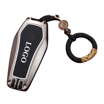 Suitable for BYD Car Key Cover Yuan Pro E3 E2 S2 QIN EV 535 E1 Protector Shell Leather Metal Bag