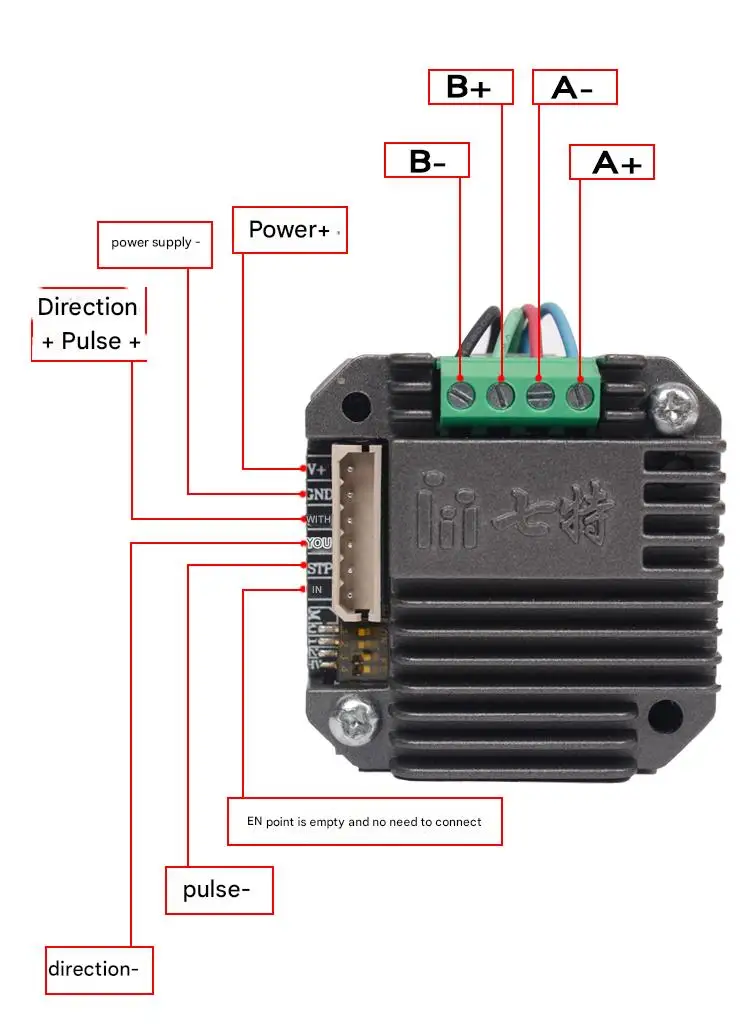 57 Stepper Motor Driver Motor Back Drive Module Integrated Micro Pulse ...