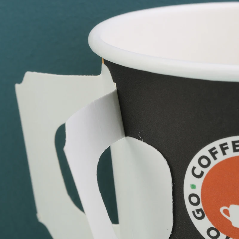 Factory Custom logo Printed Price Paper Cup Disposable Glass Take Away Tea Paper Cup