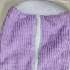 Purple + white regular zipper
