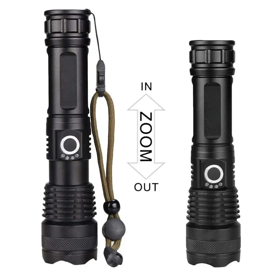 Easy to carry IP55 USB Charging Tactical outdoor hunting camping light led flashlights torches rechargeable