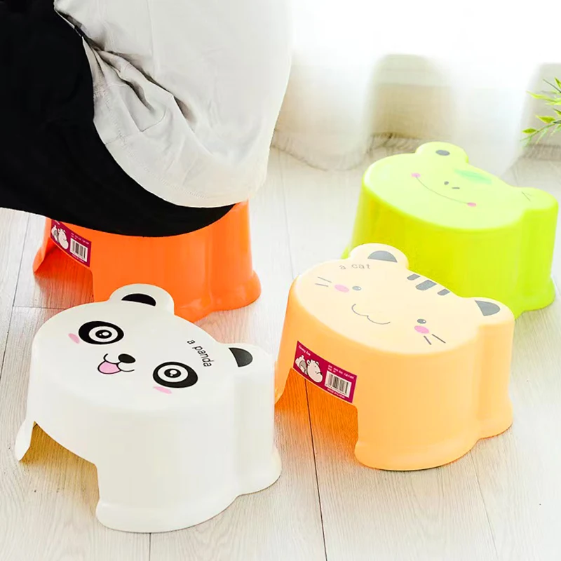 High Quality Colorful Cartoon Kids Small Plastic Stools Cute Baby Chair ...